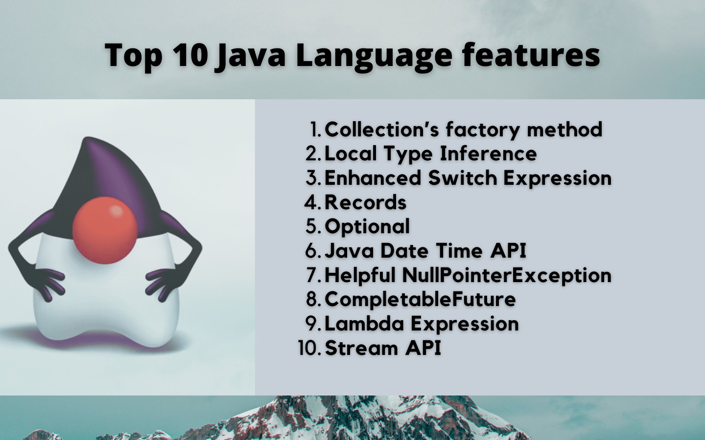 Top 10 Java Language Features - DZone Java - Vimarsana News