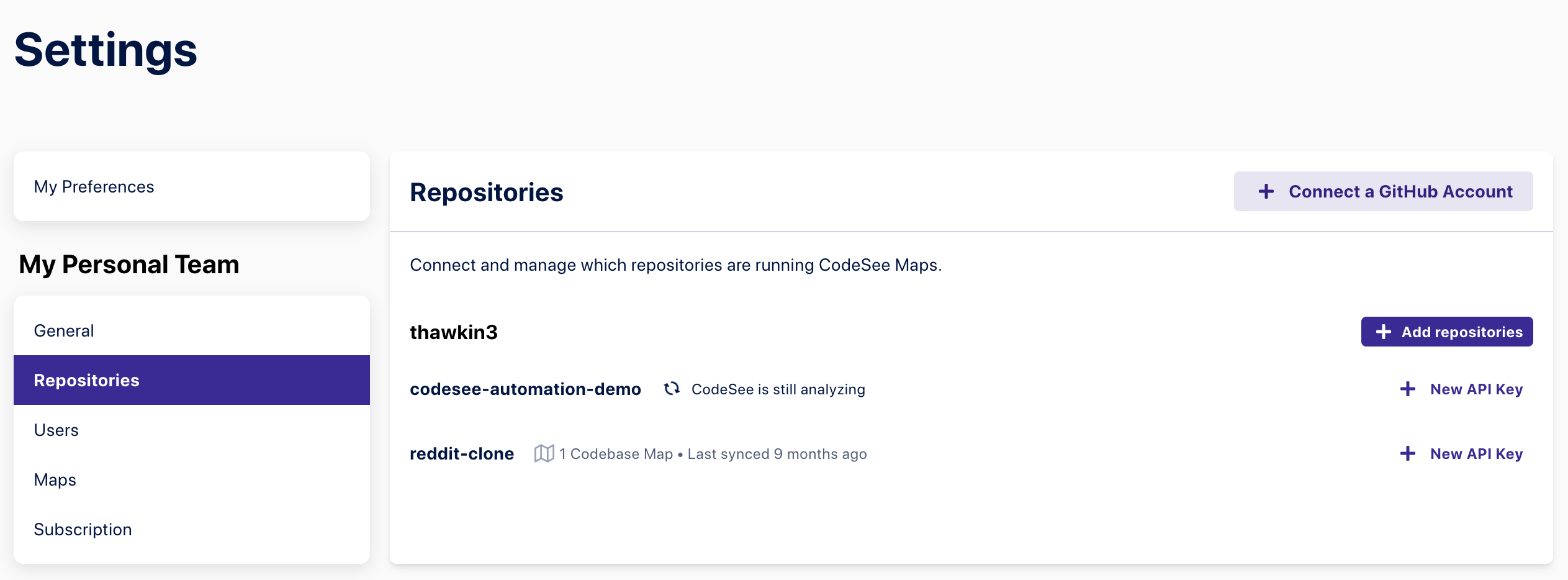 Connect CodeSee to your GitHub repo
